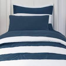 Rugby Stripe Cotton Twin Comforter Set