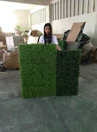 wall decoration green artificial