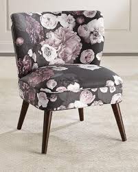 Fabric is a darling french burlap sack replica, and a neutral coordinating polka dot. Carmen Black Blush Floral Accent Chair