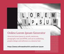 lorem ipsum generator for typographic text
