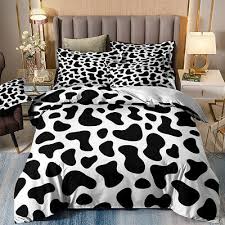 3d fl duvet cover cow spot bedding