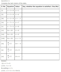 Mathematics Chapter 4 Simple Equations