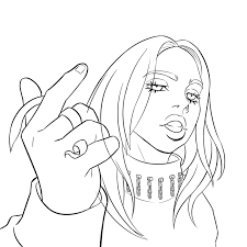 It was paired with a. Coloring Pages Billie Eilish Download Or Print For Free