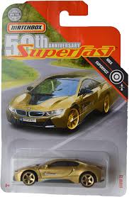At this level of expenditure, buyers can choose whatever they like. Amazon Com Matchbox 50th Anniversary Superfast 6 6 Bmw I8 87 100 Gold Everything Else