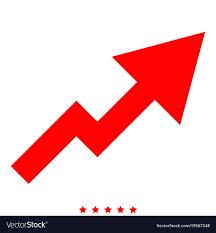 Chart Of Growth Icon Color Fill Style