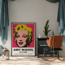 Andy Warhol Print Marilyn Monroe Poster