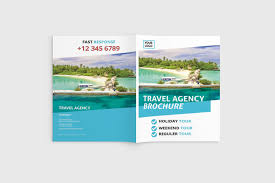 a4 travel brochure template by