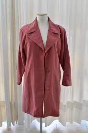 Υ2Κ Light Pink Trench Coat Vintage