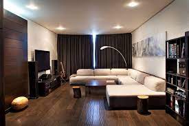 apartment contemporary living room