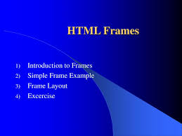html frames powerpoint presentation