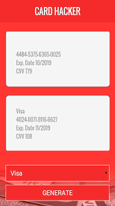 Maybe you would like to learn more about one of these? Cardhack Credit Card Generator For Android Apk Download