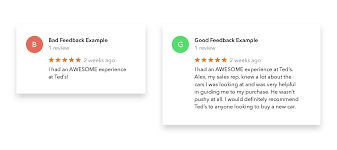 Customer Feedback Examples How To Improve Feedback And Reviews