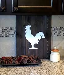 Rooster Kitchen Wall Decor Pallet