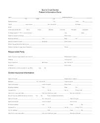 Free Registration Free Encounter Form Template Free Patient