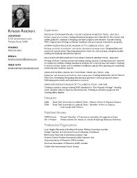 university resume template