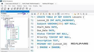 sql create table clause statement