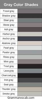 Color Names All Color Shades Names