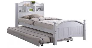 Country Wooden Bed Wb1103 Off White