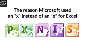 This Is Why The Microsoft Excel Logo Starts With An X The Poke