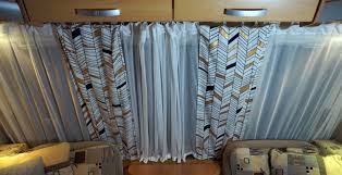 how to make caravan curtains travelling k