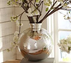Mercury Glass Vase Traditional Vases
