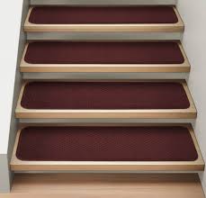 indoor carpet stair treads burgundy