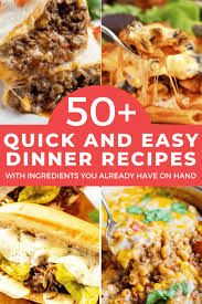 65 quick and easy dinner ideas all
