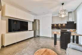 Dining Area And A Small Kitchen