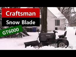 Using The Craftsman Snow Blade On The