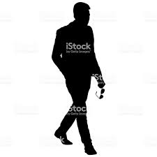 Silhouette businessman man in suit on a white background. | Mann im anzug,  Silhouette, Anzug