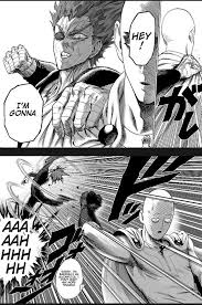 Sin embargo, la última gran pared se cruza en su camino. Saitama Vs Garou One Punch Man Manga One Punch Man Funny One Punch Man Anime