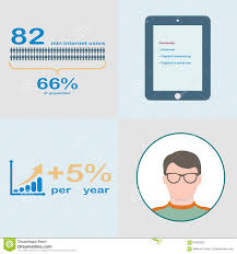 Infographics Growth Of Internet Users Tablet User Growth