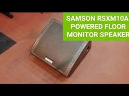 samson rsxm10a powered floor monitor
