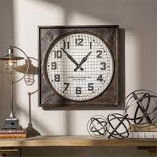 Uttermost Warehouse Iron Mdf Wall Clock