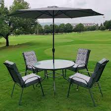 Buy Rona Garden Set Round Table 4