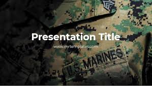 us marines ppt template graphicxtreme