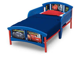 cars plastic toddler bed by delta