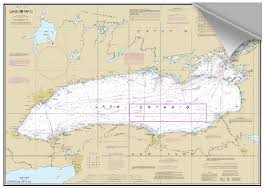 Peel And Stick Nautical Chart Of Lake Ontario