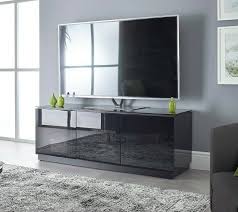 Black Tv Stand Cabinet Glass Ir
