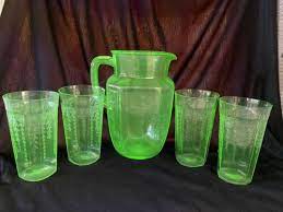 Green Depression Glass Patterns