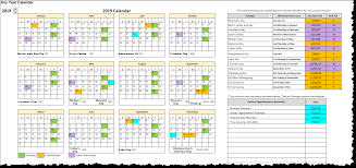 create an excel calendar with holidays