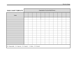 Rasic Chart Template In Word And Pdf Formats