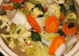 4 buah ifumi (mie kering) siap pakai (digoreng dulu sebentar capcay sayur yang lezat siap tersaji dengan beralaskan ifumi. Cara Memasak Capcay Kuah Seger Enak Resep Us