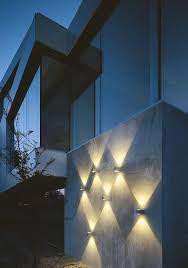 Designer Outdoor Pillar Wall Lighting
