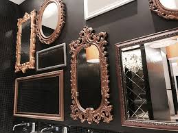 how to decorate around a mirror