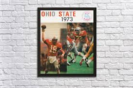1973 Ohio State Buckeyes Football Art