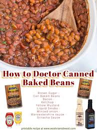 how to make canned baked beans better