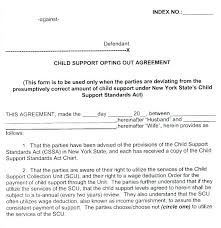 Mutual Child Support Agreement Template