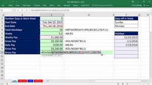 excel magic trick 1264 gross pay from