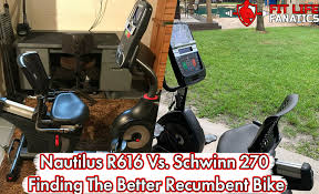 nautilus r616 vs schwinn 270 finding